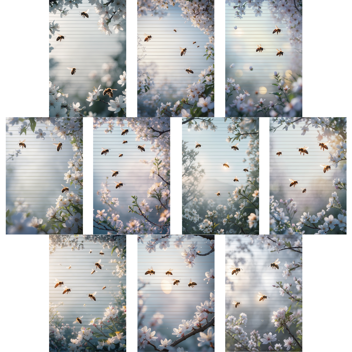 Notizblock | DIN A5 | Crow Notes – Bees & Blossoms