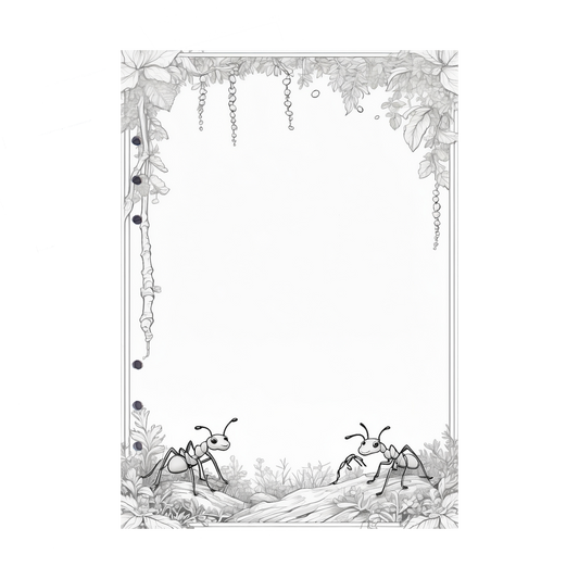 DIN A5 Ringbucheinlagen 6-fach Lochung mit Motiv | Bild Ameise 7