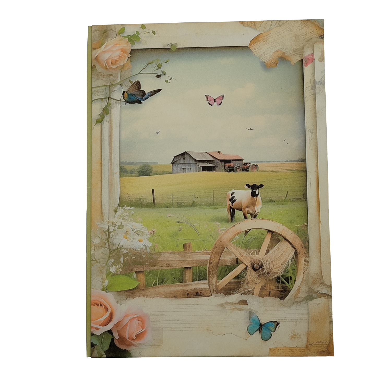 Illustriertes Notizbuch | Motiv Beautiful Farmlife | DIN A5 Hardcover | 160 Seiten