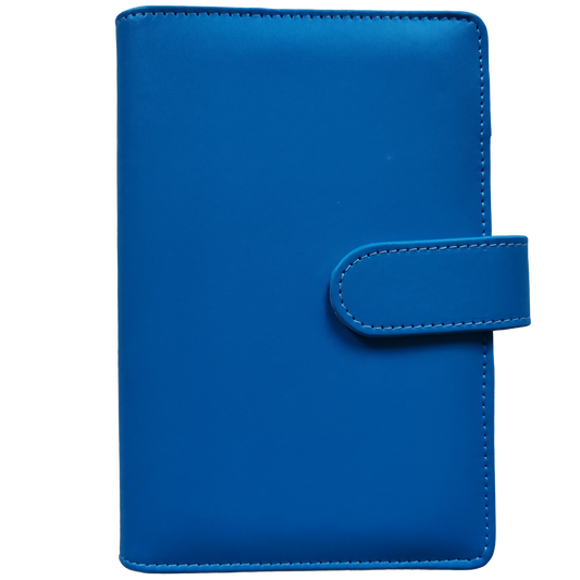 Personal Size / DIN A6 Ringbuch | Ringbinder Blau | 6-Ring-Mechanik