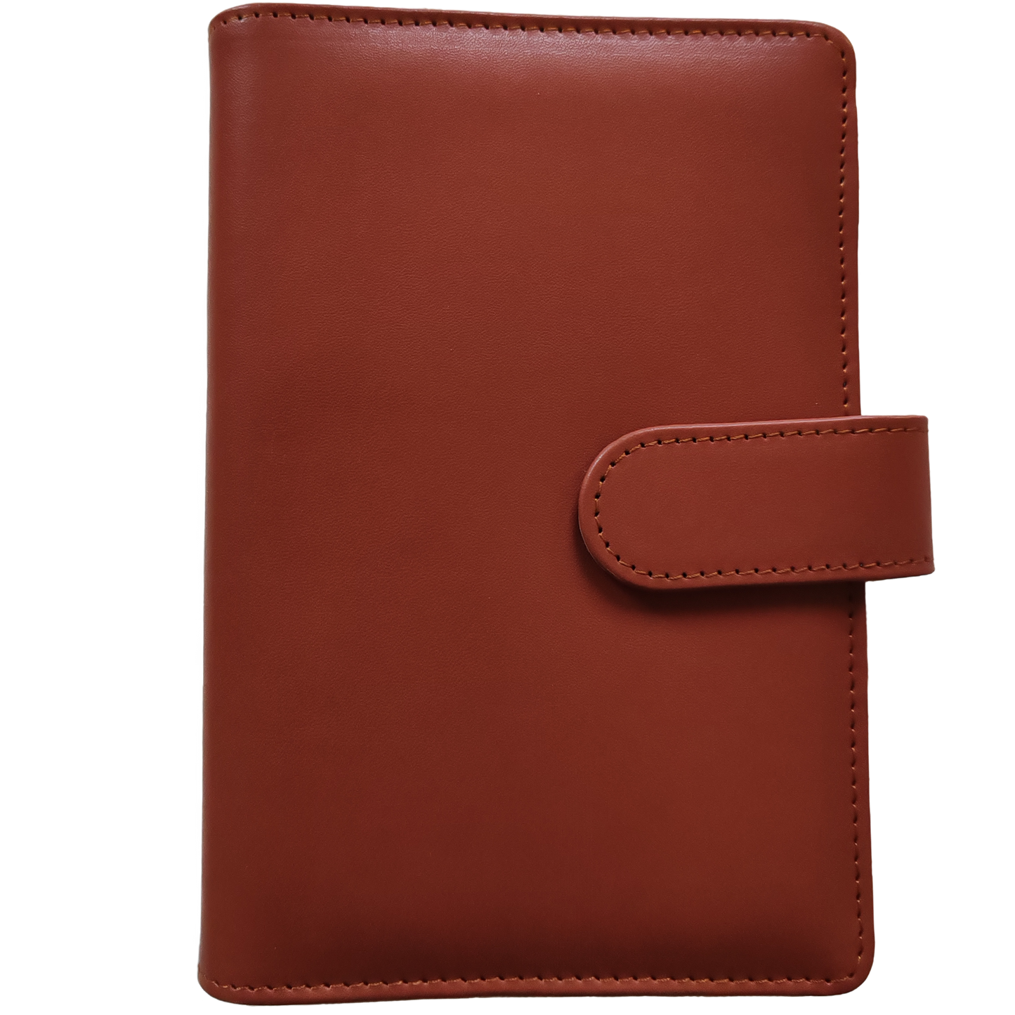 Personal Size / DIN A6 Ringbuch | Ringbinder Braun | 6-Ring-Mechanik