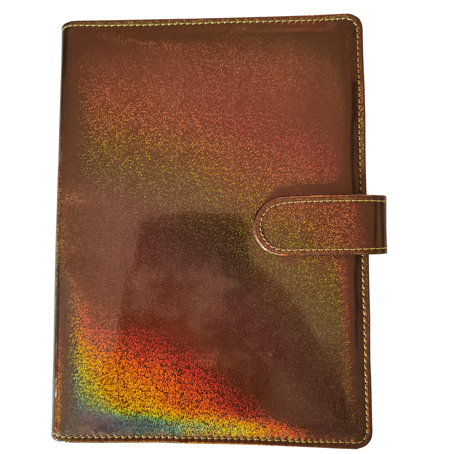DIN A5 Ringbuch - holografisch Braun