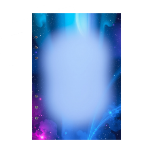 DIN A5 Ringbucheinlagen 6-fach Lochung mit Motiv | Bild Magic Cosmos 1