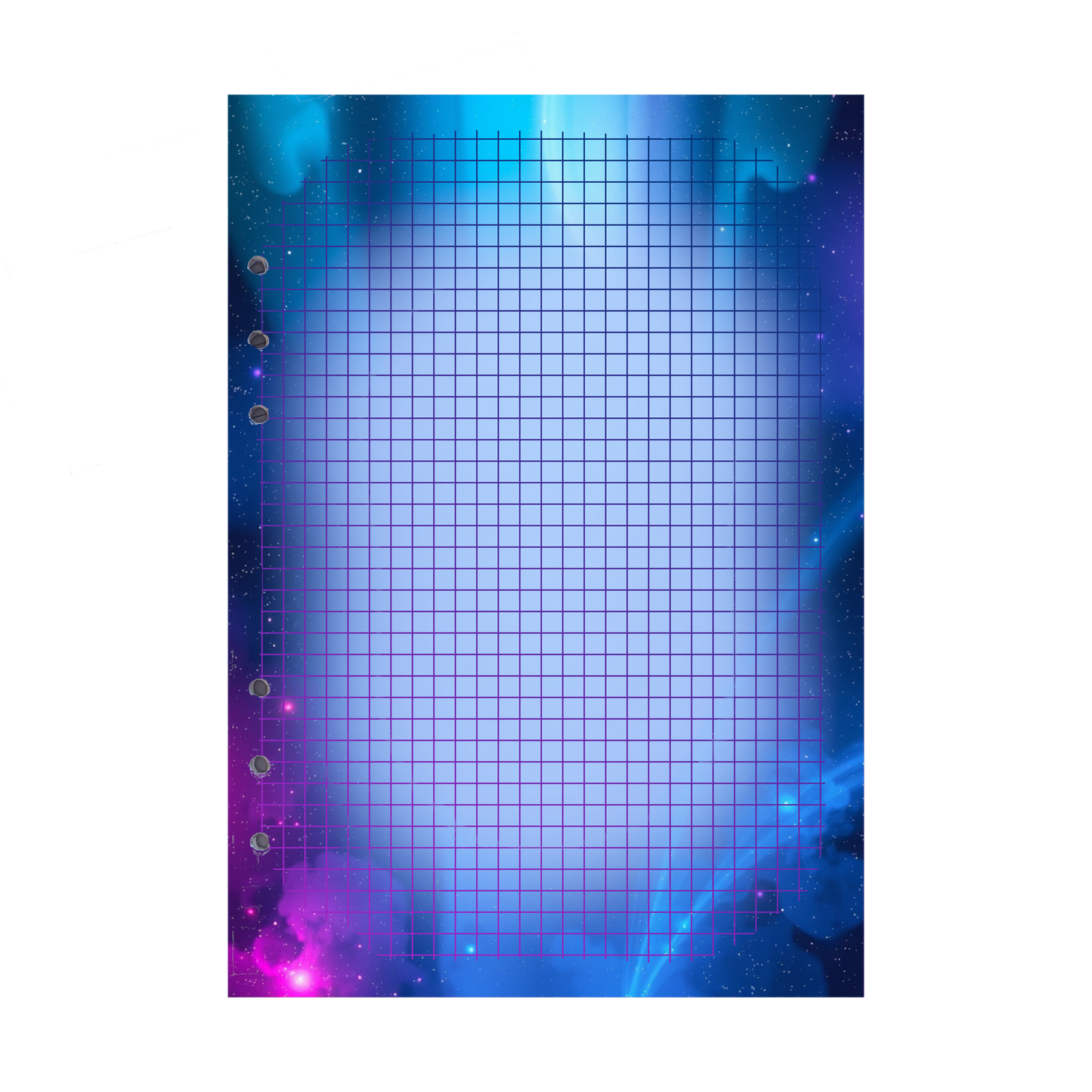 DIN A5 Ringbucheinlagen 6-fach Lochung mit Motiv | Bild Magic Cosmos 1