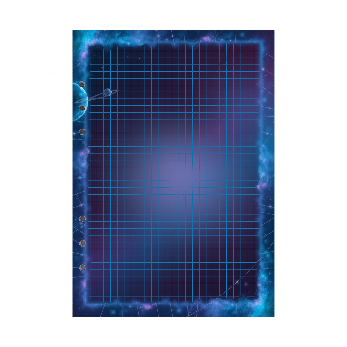 DIN A5 Ringbucheinlagen 6-fach Lochung mit Motiv | Bild Magic Cosmos 10