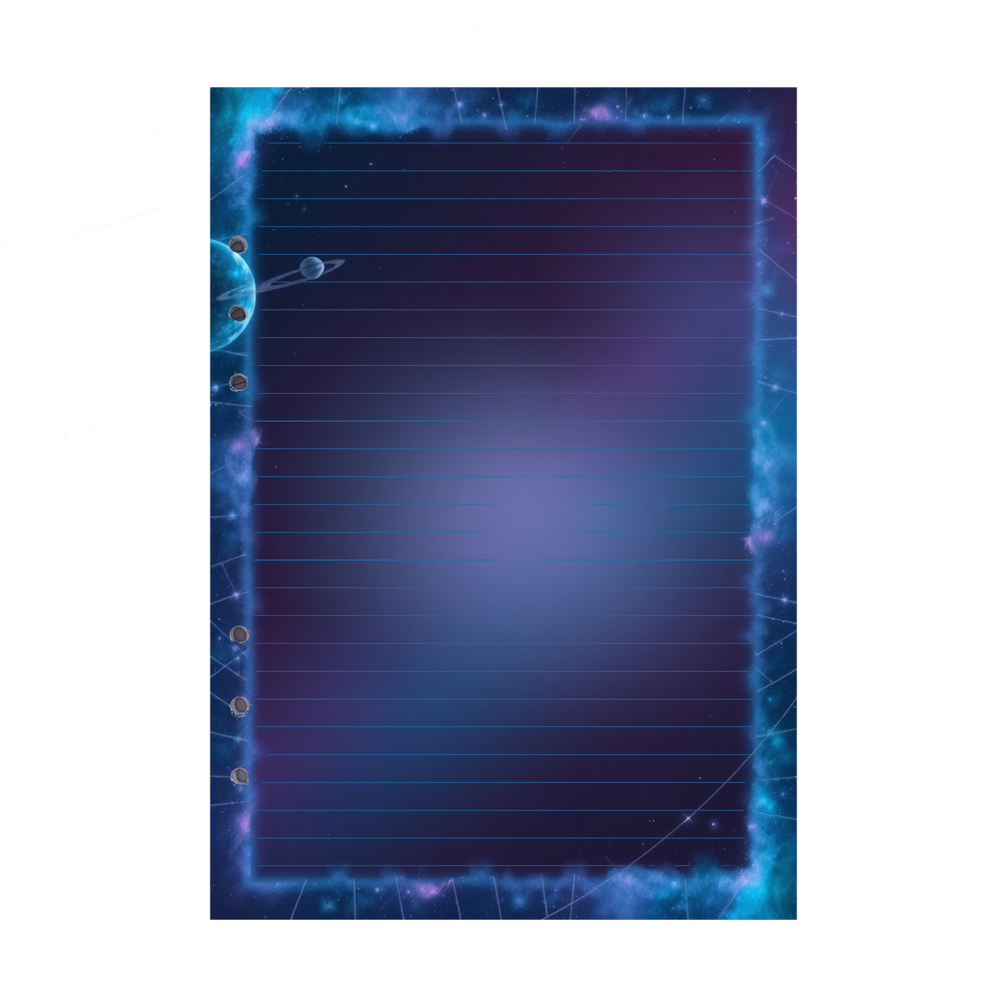 DIN A5 Ringbucheinlagen 6-fach Lochung mit Motiv | Bild Magic Cosmos 10