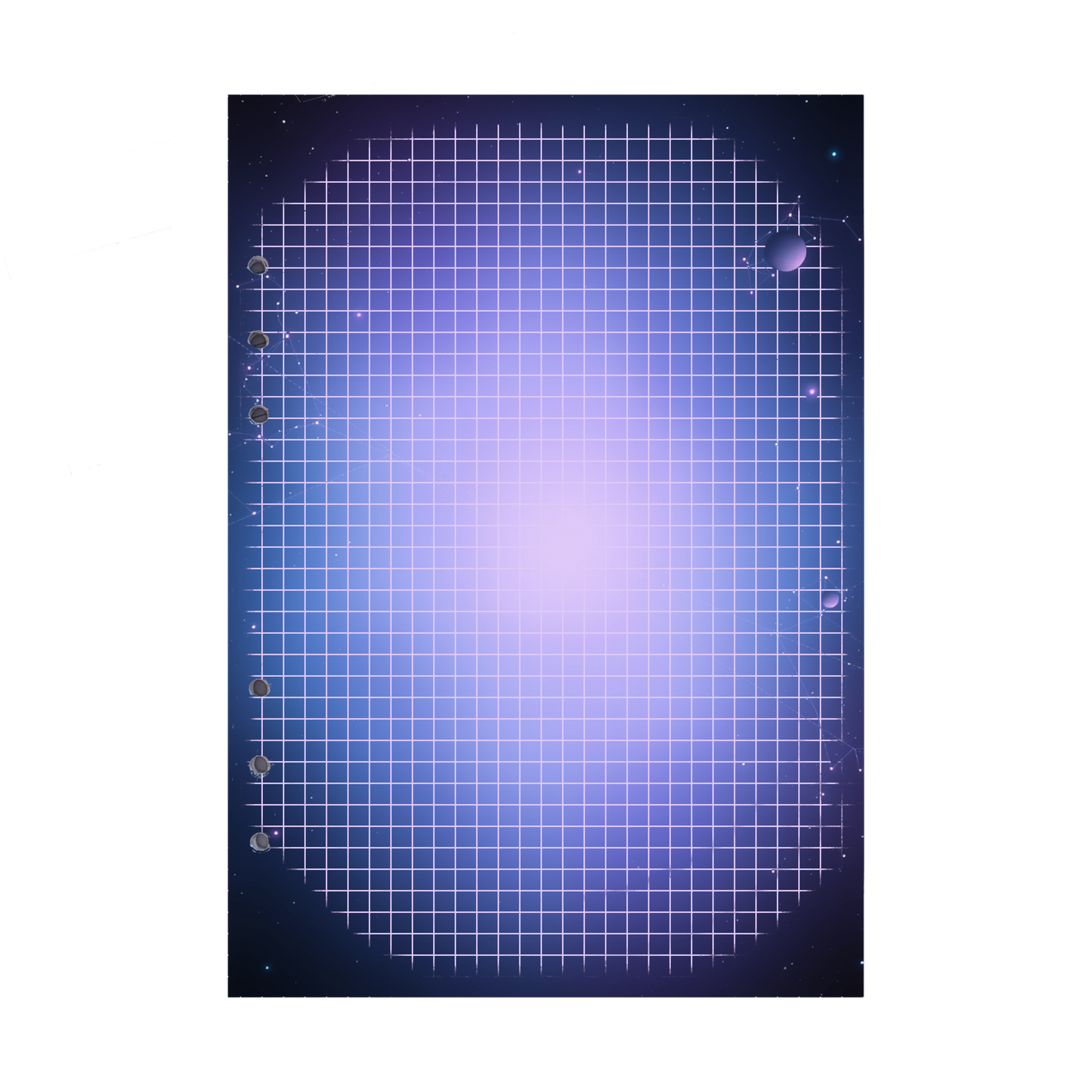 DIN A5 Ringbucheinlagen 6-fach Lochung mit Motiv | Bild Magic Cosmos 11