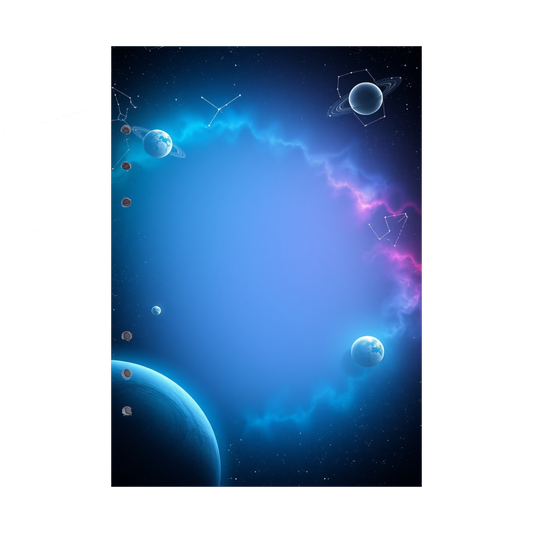 DIN A5 Ringbucheinlagen 6-fach Lochung mit Motiv | Bild Magic Cosmos 16