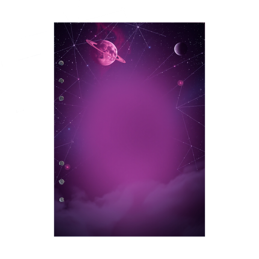 DIN A5 Ringbucheinlagen 6-fach Lochung mit Motiv | Bild Magic Cosmos 18