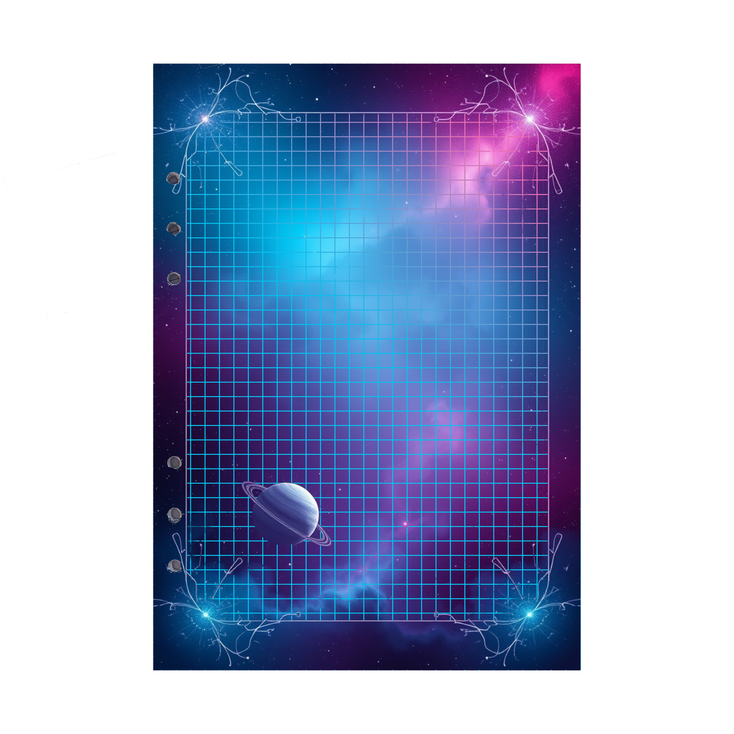 DIN A5 Ringbucheinlagen 6-fach Lochung mit Motiv | Bild Magic Cosmos 19