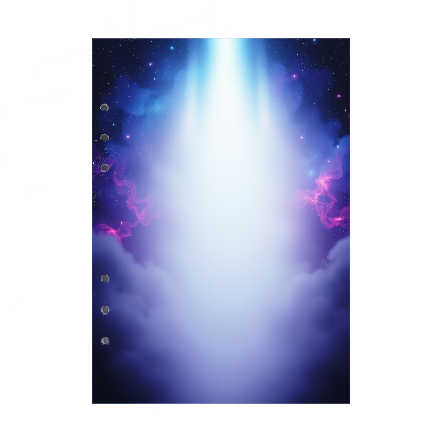 DIN A5 Ringbucheinlagen 6-fach Lochung mit Motiv | Bild Magic Cosmos 25