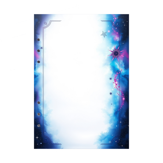 DIN A5 Ringbucheinlagen 6-fach Lochung mit Motiv | Bild Magic Cosmos 29