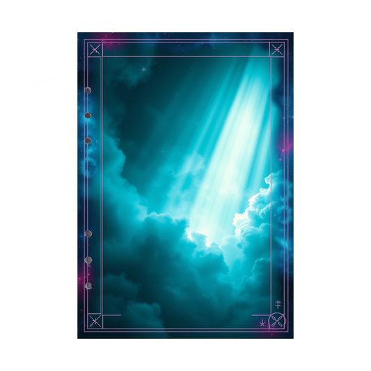 DIN A5 Ringbucheinlagen 6-fach Lochung mit Motiv | Bild Magic Cosmos 35