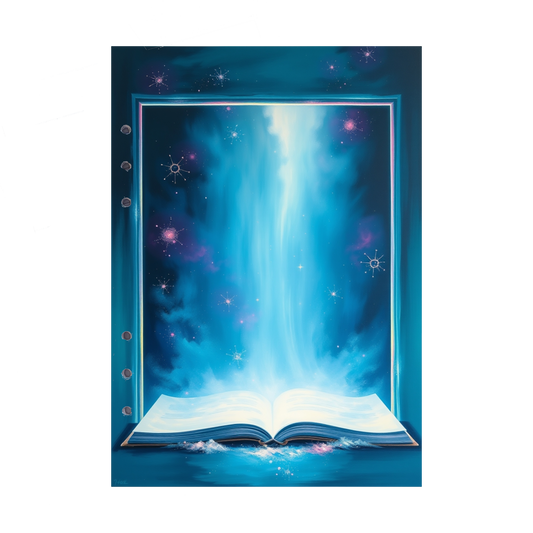 DIN A5 Ringbucheinlagen 6-fach Lochung mit Motiv | Bild Magic Cosmos 37