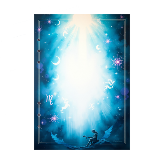 DIN A5 Ringbucheinlagen 6-fach Lochung mit Motiv | Bild Magic Cosmos 39