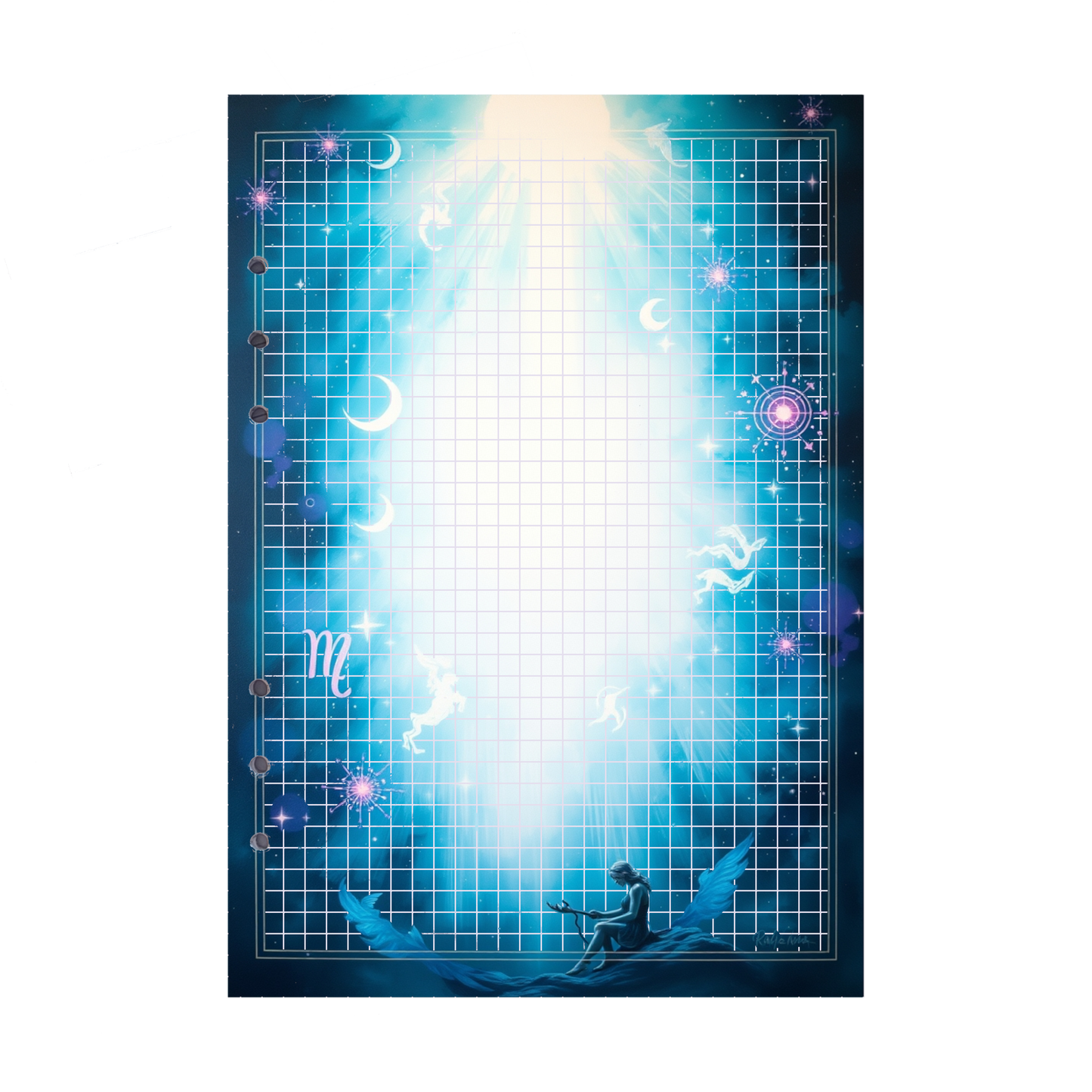 DIN A5 Ringbucheinlagen 6-fach Lochung mit Motiv | Bild Magic Cosmos 39