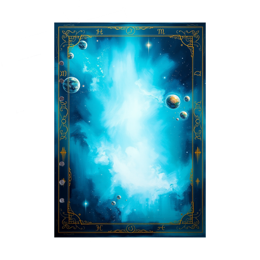 DIN A5 Ringbucheinlagen 6-fach Lochung mit Motiv | Bild Magic Cosmos 40