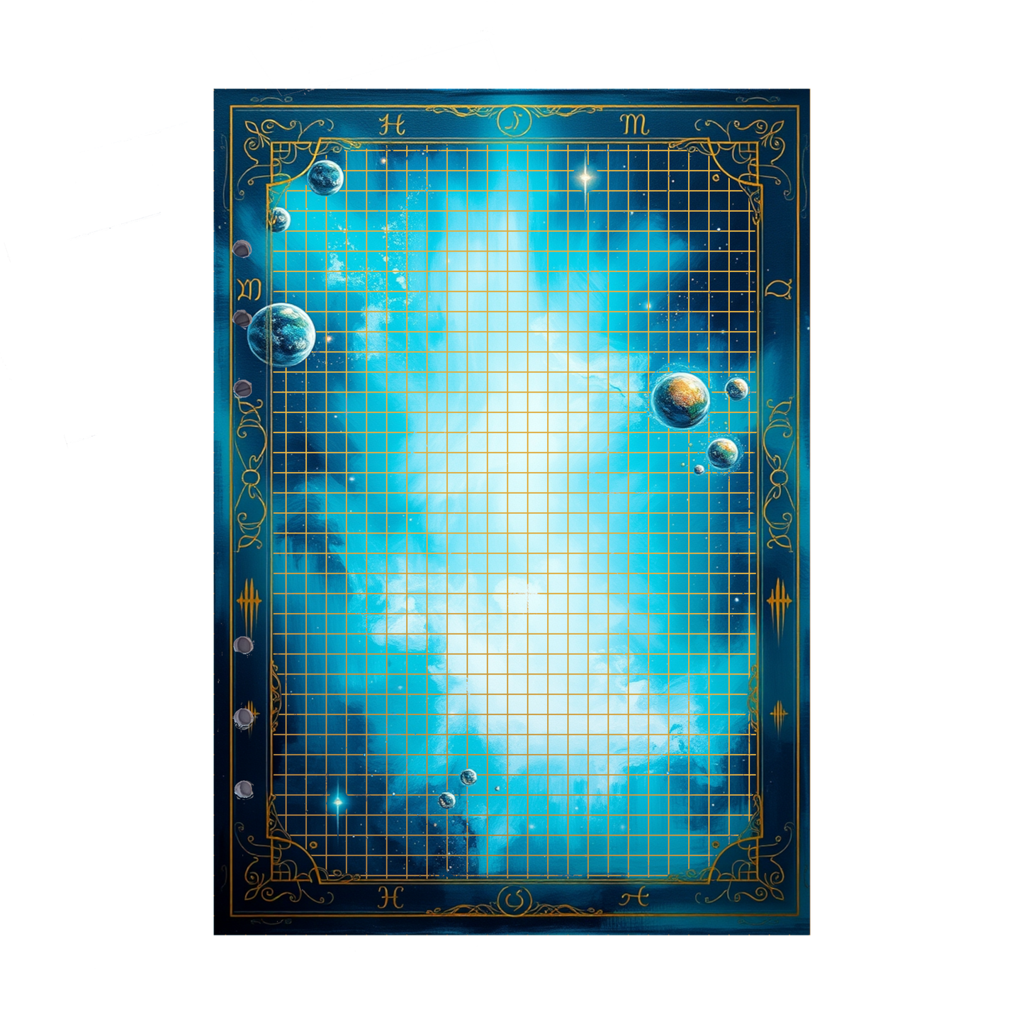 DIN A5 Ringbucheinlagen 6-fach Lochung mit Motiv | Bild Magic Cosmos 40