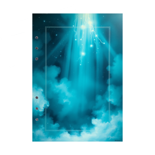 DIN A5 Ringbucheinlagen 6-fach Lochung mit Motiv | Bild Magic Cosmos 42