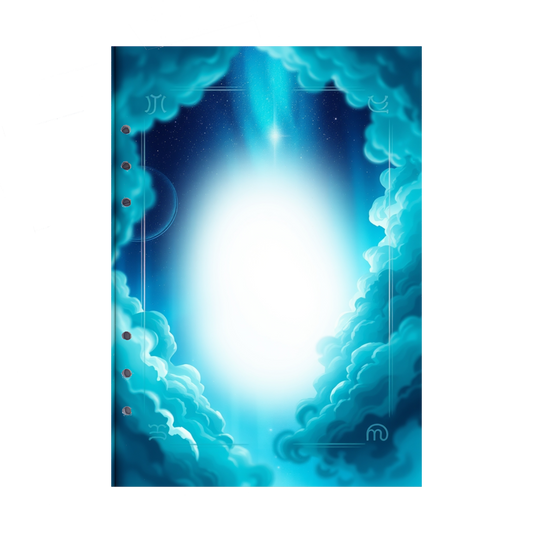 DIN A5 Ringbucheinlagen 6-fach Lochung mit Motiv | Bild Magic Cosmos 43