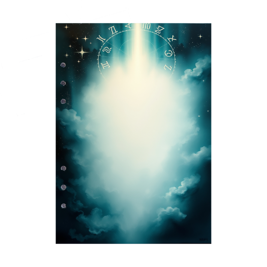 DIN A5 Ringbucheinlagen 6-fach Lochung mit Motiv | Bild Magic Cosmos 44