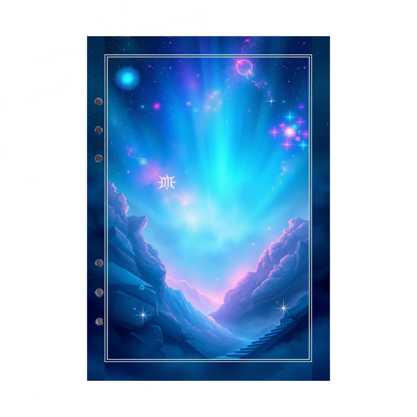 DIN A5 Ringbucheinlagen 6-fach Lochung mit Motiv | Bild Magic Cosmos 45