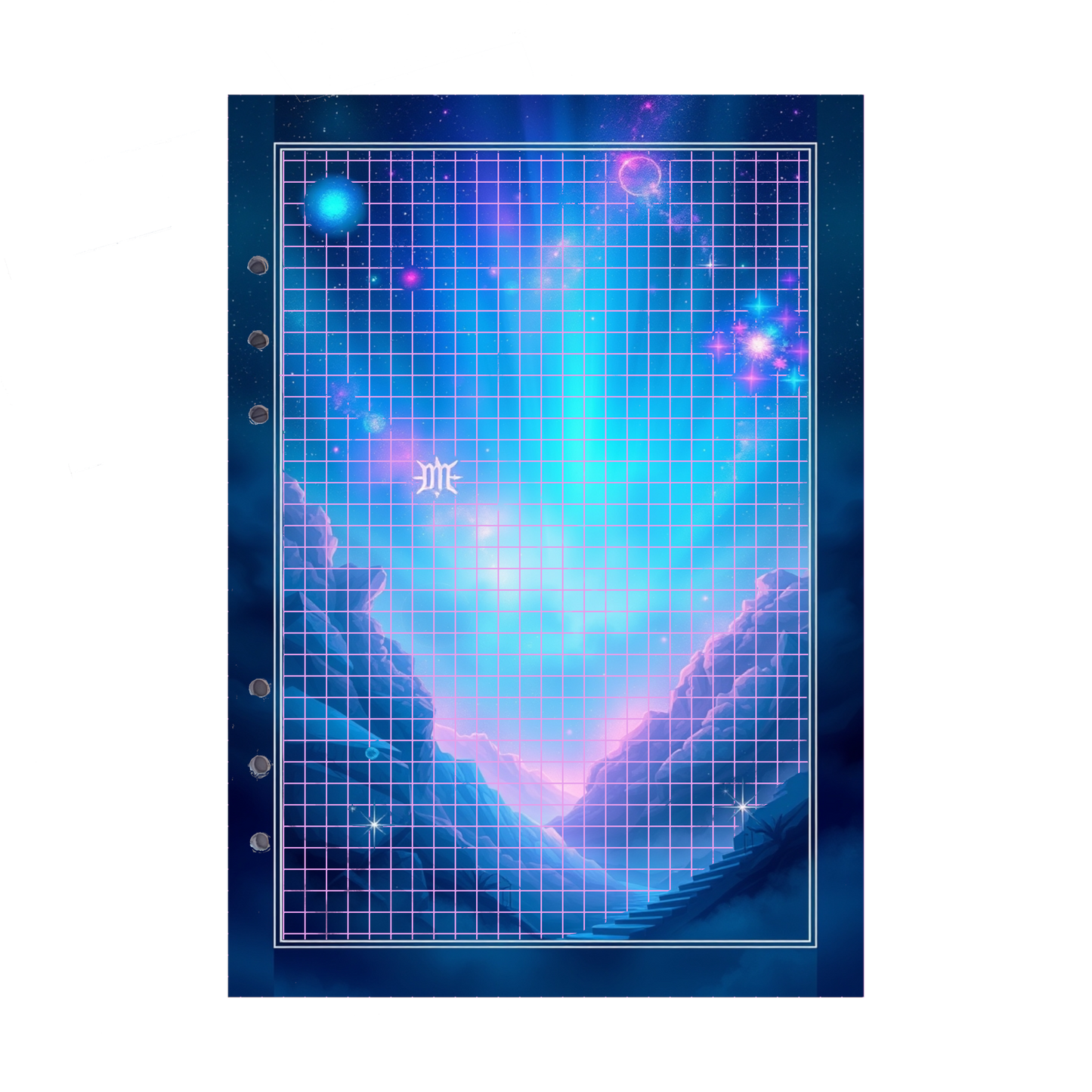 DIN A5 Ringbucheinlagen 6-fach Lochung mit Motiv | Bild Magic Cosmos 45