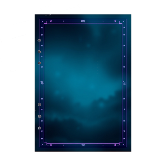 DIN A5 Ringbucheinlagen 6-fach Lochung mit Motiv | Bild Magic Cosmos 48