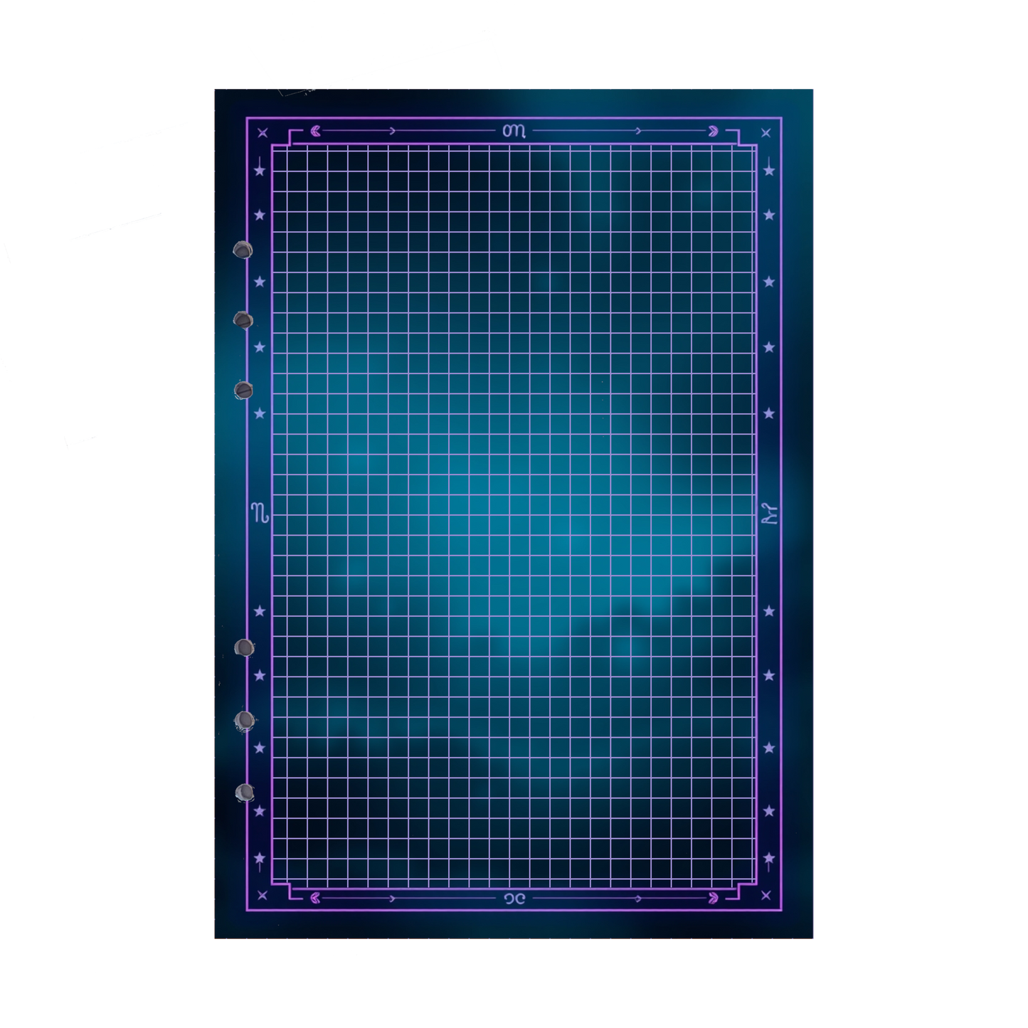 DIN A5 Ringbucheinlagen 6-fach Lochung mit Motiv | Bild Magic Cosmos 48