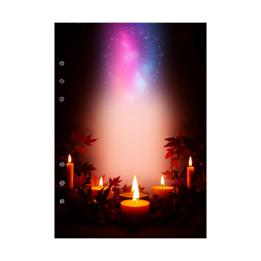 DIN A5 Ringbucheinlagen 6-fach Lochung mit Motiv | Bild Magic Cosmos 49