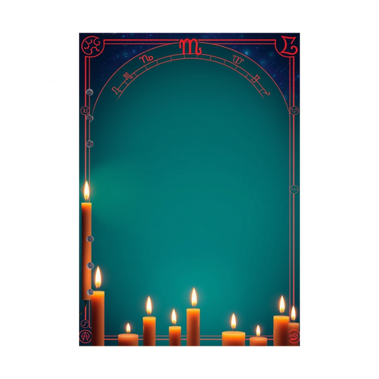 DIN A5 Ringbucheinlagen 6-fach Lochung mit Motiv | Bild Magic Cosmos 50