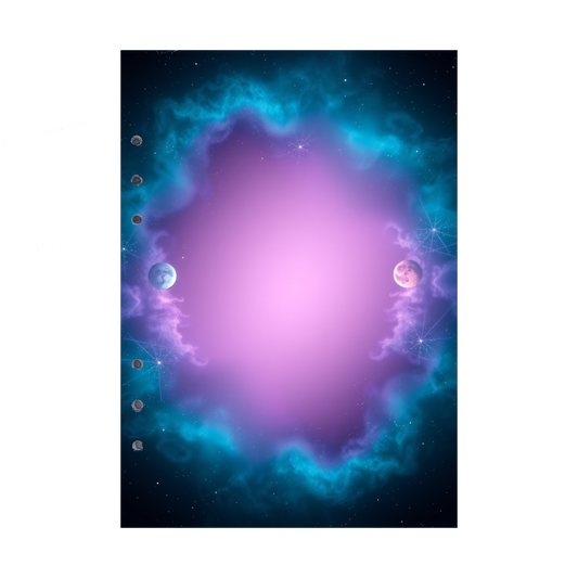 DIN A5 Ringbucheinlagen 6-fach Lochung mit Motiv | Bild Magic Cosmos 8