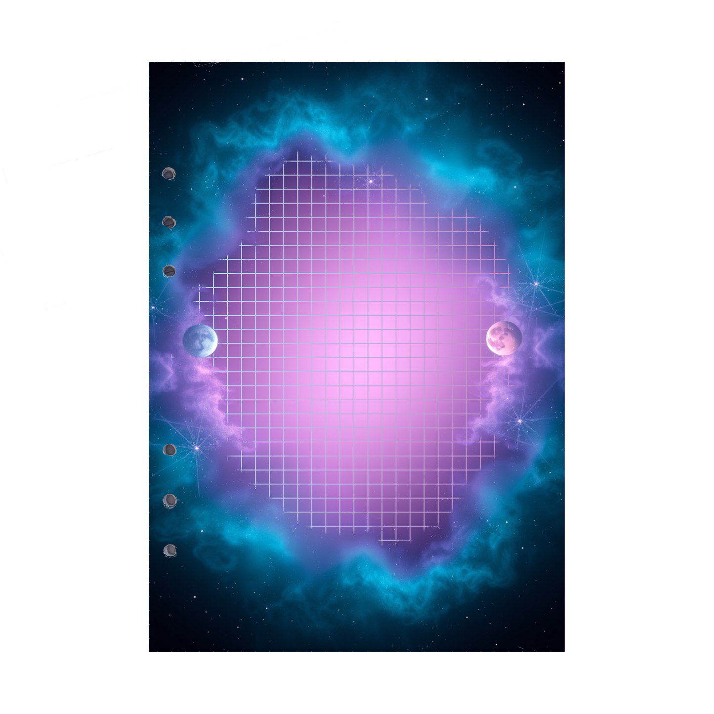 DIN A5 Ringbucheinlagen 6-fach Lochung mit Motiv | Bild Magic Cosmos 8