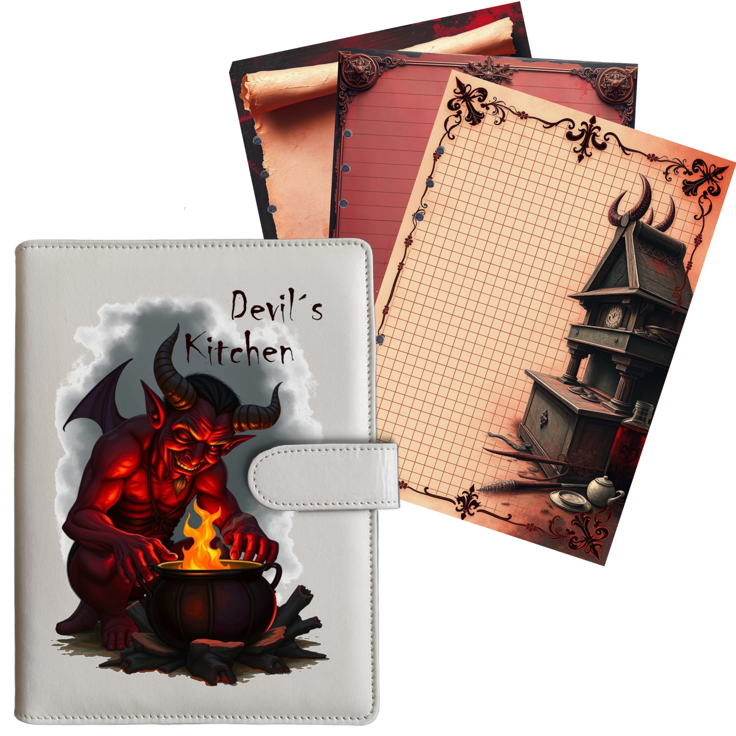 Devil´s Kitchen DIN A5 Komplett-Set - Ringbuch & Einlagen