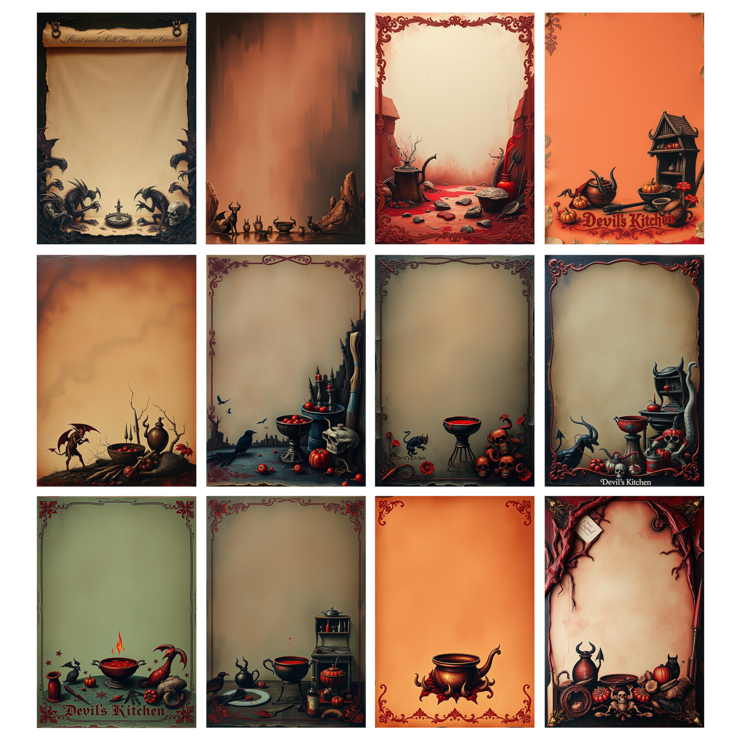 Devil´s Kitchen DIN A5 Komplett-Set - Ringbuch & Einlagen