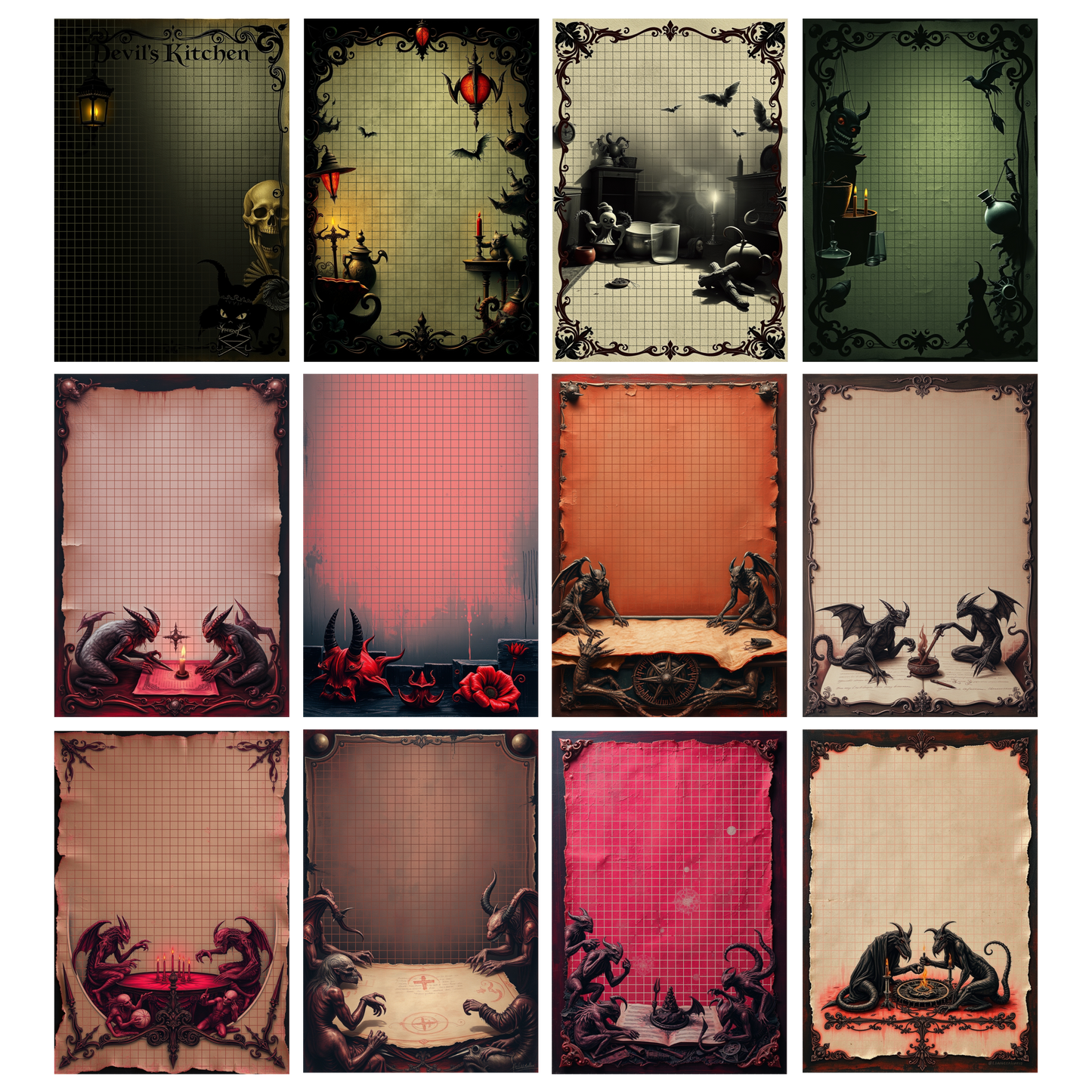 Devil´s Kitchen DIN A5 Komplett-Set - Ringbuch & Einlagen