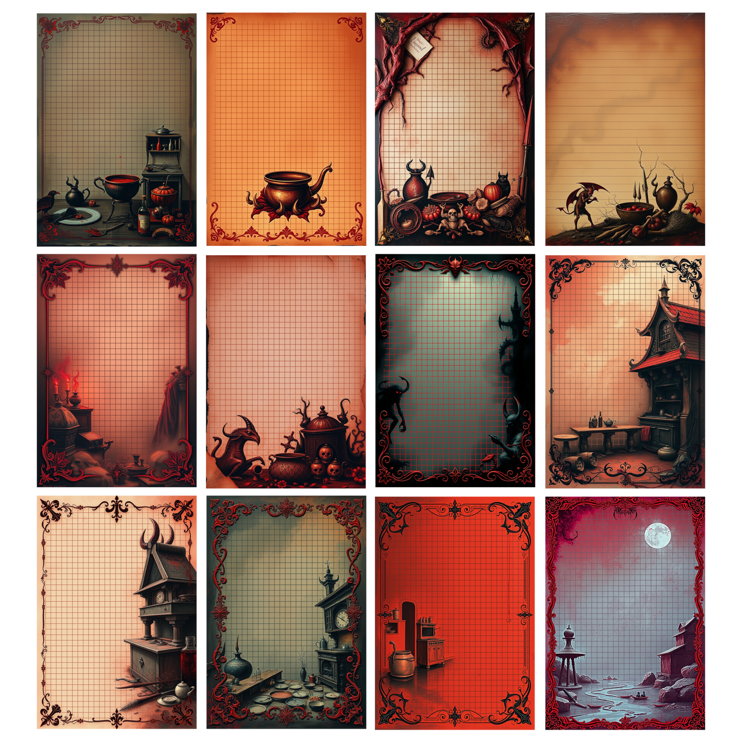 Devil´s Kitchen DIN A5 Komplett-Set - Ringbuch & Einlagen