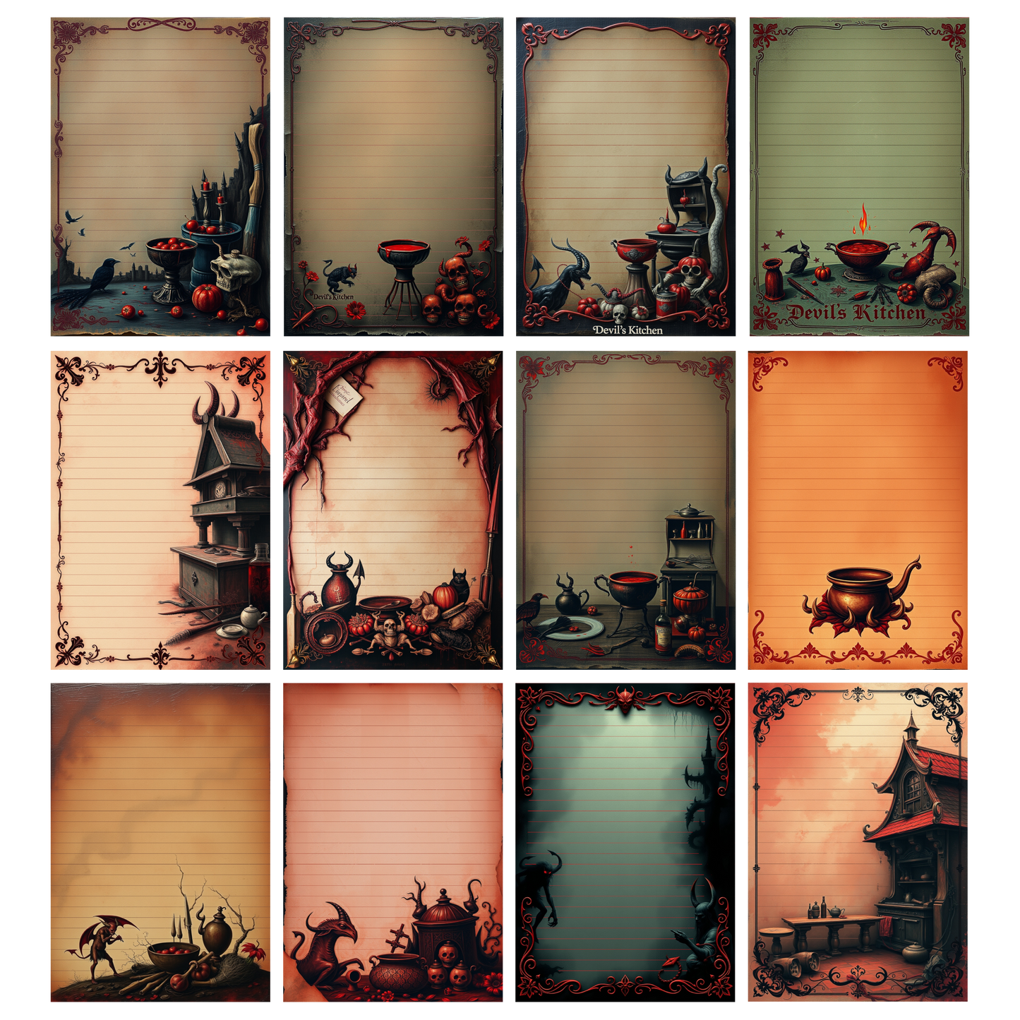 Devil´s Kitchen DIN A5 Komplett-Set - Ringbuch & Einlagen