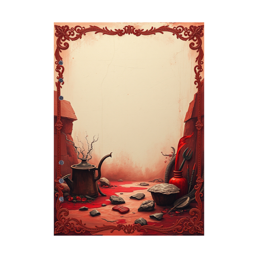 DIN A5 Ringbucheinlagen 6-fach Lochung mit Motiv | Bild Devil´s Kitchen 12