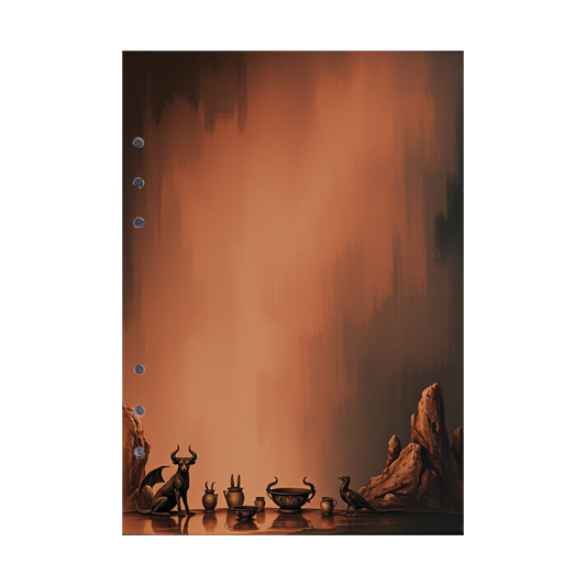 DIN A5 Ringbucheinlagen 6-fach Lochung mit Motiv | Bild Devil´s Kitchen 13