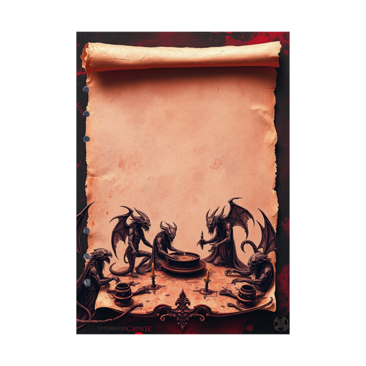 DIN A5 Ringbucheinlagen 6-fach Lochung mit Motiv | Bild Devil´s Kitchen 16