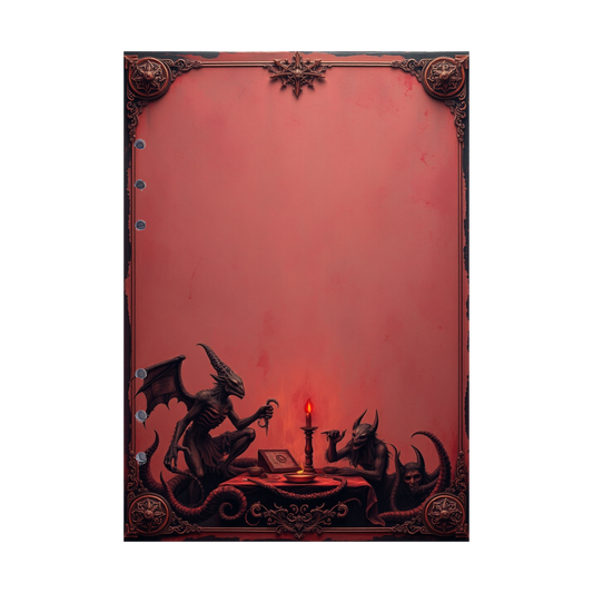 DIN A5 Ringbucheinlagen 6-fach Lochung mit Motiv | Bild Devil´s Kitchen 18