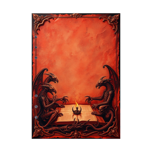 DIN A5 Ringbucheinlagen 6-fach Lochung mit Motiv | Bild Devil´s Kitchen 19