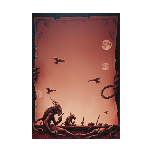 DIN A5 Ringbucheinlagen 6-fach Lochung mit Motiv | Bild Devil´s Kitchen 21 |