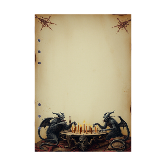 DIN A5 Ringbucheinlagen 6-fach Lochung mit Motiv | Bild Devil´s Kitchen 25