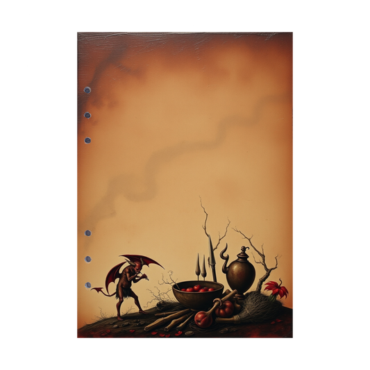 DIN A5 Ringbucheinlagen 6-fach Lochung mit Motiv | Bild Devil´s Kitchen 3