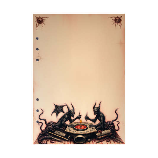 DIN A5 Ringbucheinlagen 6-fach Lochung mit Motiv | Bild Devil´s Kitchen 30