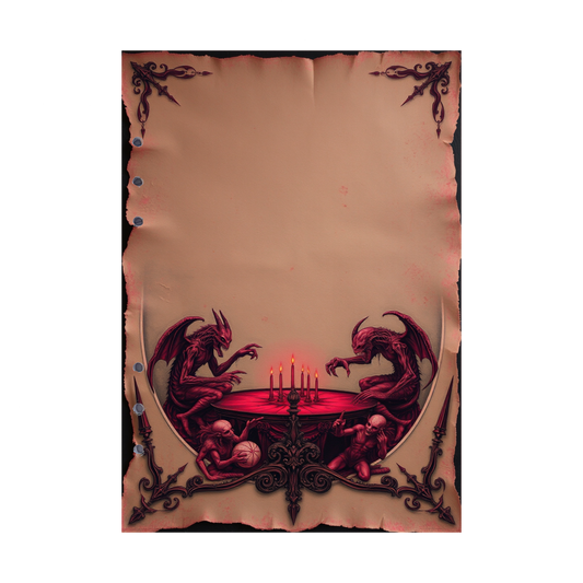 DIN A5 Ringbucheinlagen 6-fach Lochung mit Motiv | Bild Devil´s Kitchen 35