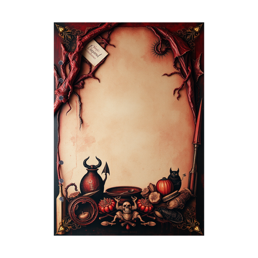 DIN A5 Ringbucheinlagen 6-fach Lochung mit Motiv | Bild Devil´s Kitchen 4