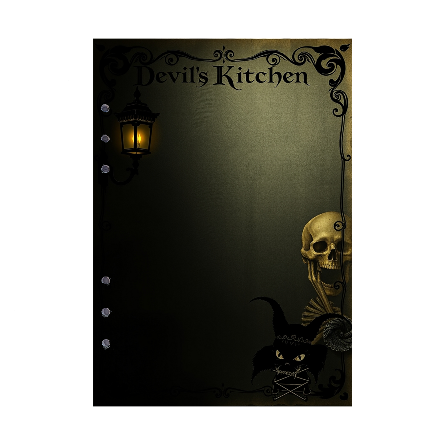 DIN A5 Ringbucheinlagen 6-fach Lochung mit Motiv | Bild Devil´s Kitchen 42
